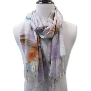 Natural Mineral Lavender Scarf