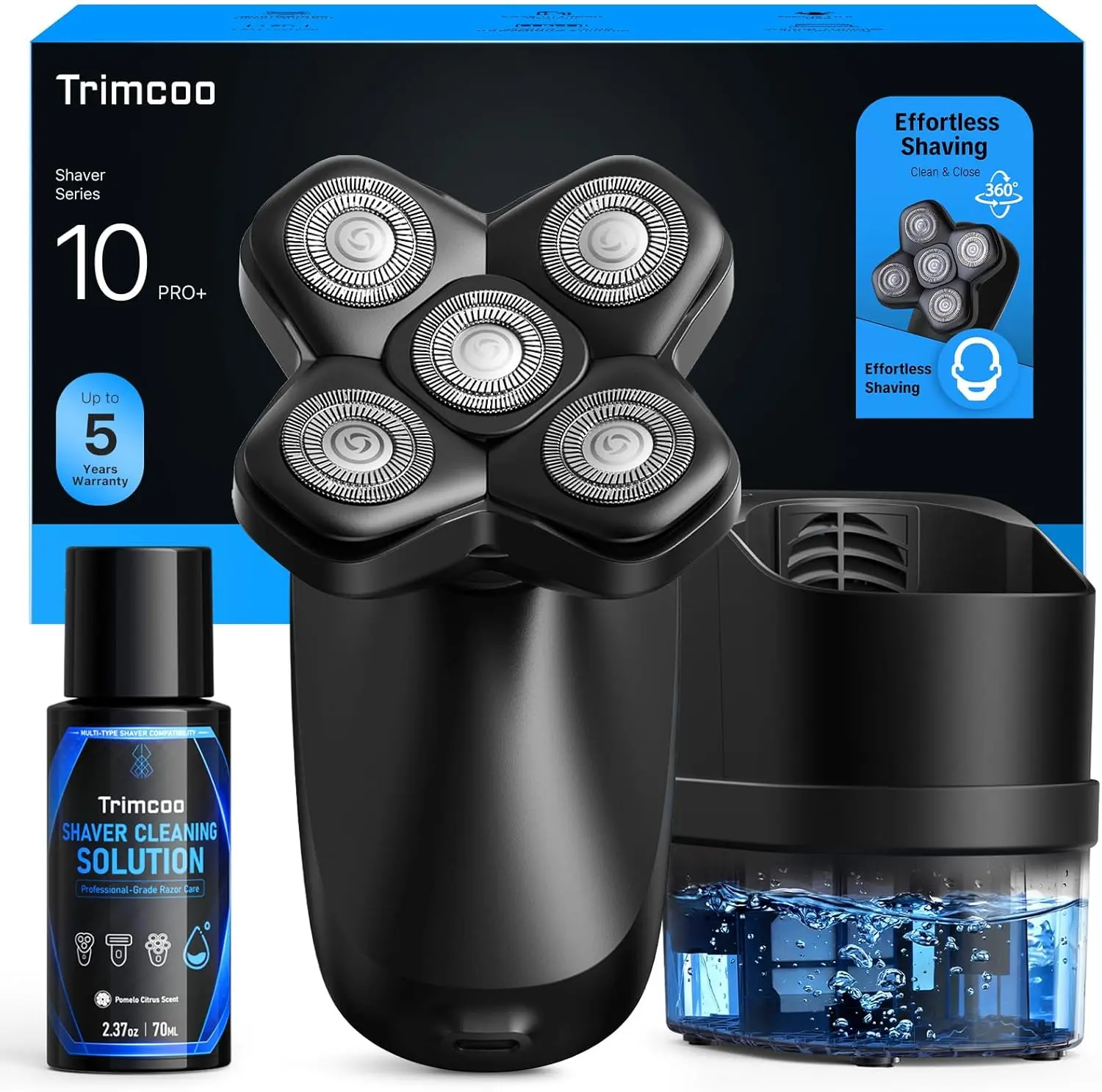 Men's Steel Cordless Water-Proof Smooth Daily Head Shaver, Beauty & Personal Care Razor for Bald Men