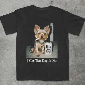 I Got That Dog In Me, Yorkie Shirt, Yorkshire Terrier Mom, Funny Dog Shirt, Dog Lover Gift, Funny Meme Shirt, Vintage Comfort Colors T-Shirt
