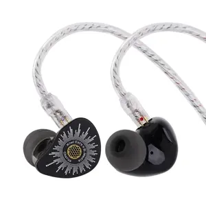 Linsoul Kiwi Ears x B_Media Chorus DLC Dynamic Driver Wired IEMs, Audiophile In-Ear Monitors for Gaming & Music, HiFi Stereo Earbuds with USB-C/3.5mm Connectors