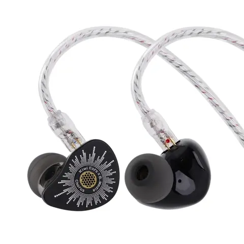 Linsoul Kiwi Ears x B_Media Chorus IEM, DLC Dynamic Driver, Wired In-Ear Monitor Earphones, HiFi Audio for Gaming & Music, USB-C/3.5mm