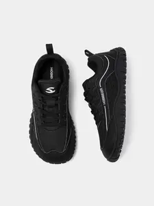 HOBIBEAR Women's Wide Toe Shoes, Barefoot Lace Up Low Cut Casual Shoes, Lightweight Walking Shoes, Sporty Style, Textile Upper, Rubber Sole, Lightweight Outdoor Shoes