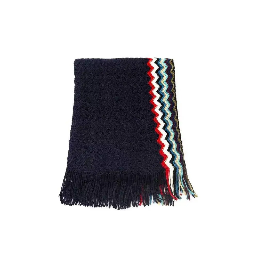 Missoni Black Wool Scarf