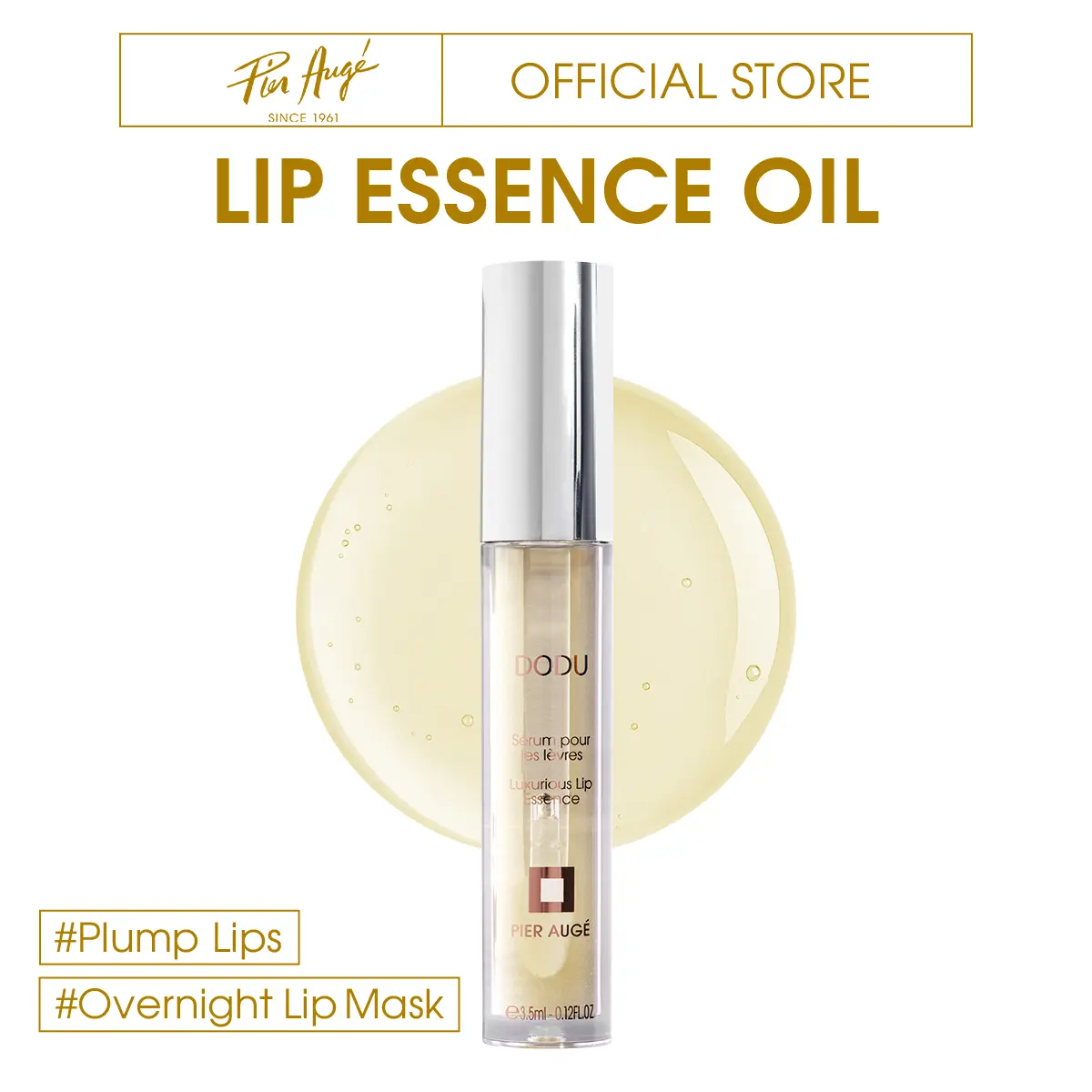 Pier Auge Lip Serum Repair Balm|Lip Essence Oil|Overnight Lip Repair Mask|Moisturizing&Anti-wrinkle&Gentle