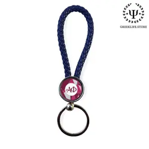 Alpha Phi Keychain Round