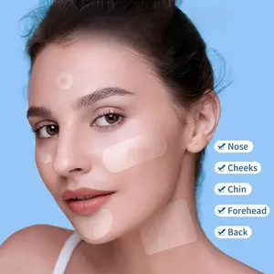 380pcs KHAZIX Hydrocolloid Salicylic Pimple Patches, 8 Sizes for Full Face & Body, Clear & Easy Peel Design, Acne Spot Treatment, Acne Clearing Products