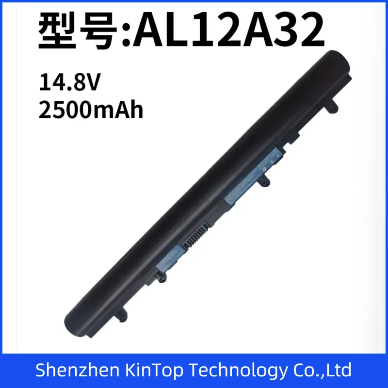Al12A32 14.8V 2500mAh Black Laptop Battery for Acer Al12A32 V5-431g531p471571551g Ms2360 Replacement Battery Li-ion Battery