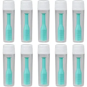 10 Pack Scleral Contact Removal Plunger & Inserter Suction Stick RGP Hard Contact Lens Inserter Remover for Hard Scleral Lenses