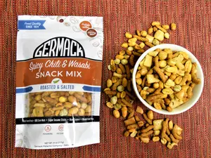 Germack 8oz Spicy Chili & Wasabi Snack Mix