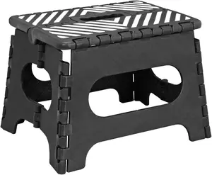 Folding Step Stool Lightweight Portable Non-Slip Adult Kitchen Bathroom