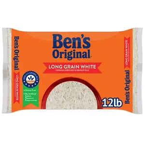 Ben'ss Original Enriched Long Grain White Parboiled Rice, 12 lbs., Enriched Rice for Family Meals, Side Dishes & Everyday Cooking