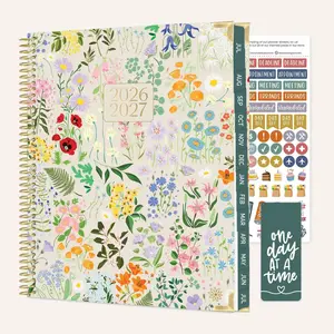 2026–27 Hard Cover Planner, 8.5" x 11" | Garden Party