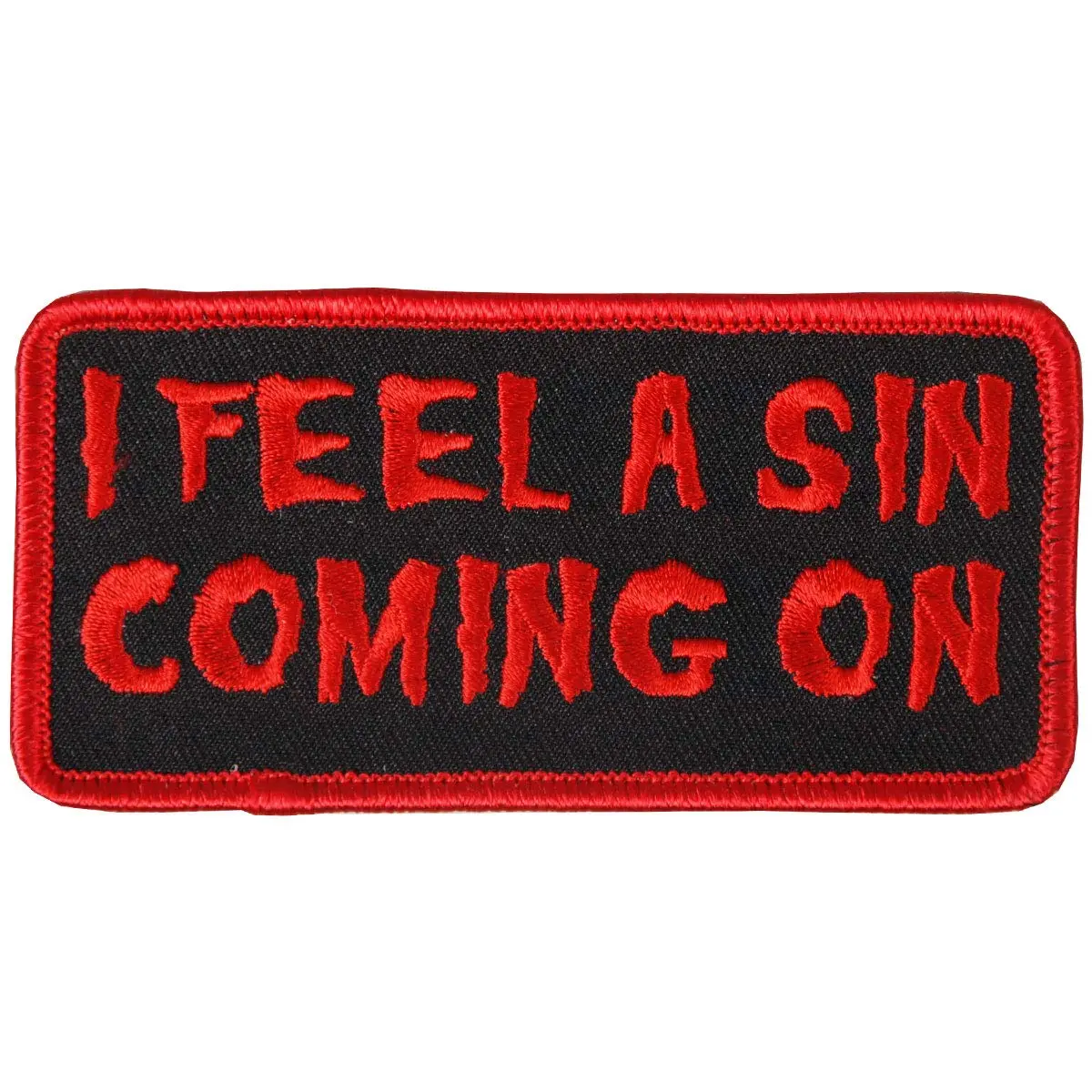 Hot Leathers PPL9351 I Feel a Sin Patch (Multicolor, 4" Width x 2" Height)