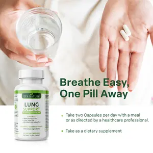 ETANATURE Lung Support Supplement – Advanced Respiratory Health Formula with Vitamins C, D, Zinc, Selenium, Elderberry & Herbal Blend for Immune Boost, Vitality & Lung Function