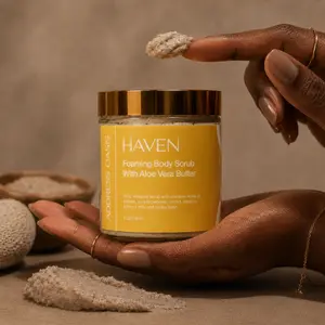 Address Oasis Foaming Body Scrub with Aloe Butter + Rice Bran Oil — Haven