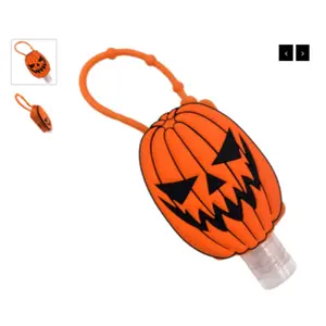 Trick or Treat Pumpkin Hand Sanitizer Holder