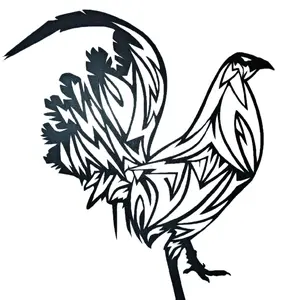Gamefowl Decal #11 - 651 Vinyl Decal for Cars or Trucks, Durable Design with Character Design, Perfect for Personalizing Vehicles