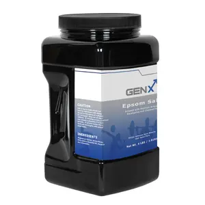 GenX Soaking Epsom Salt 4 lbs - Body Care & Skin Care for Cleansing and Comfort