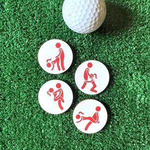 Golf Ball Markers Sex Position | Set of 4