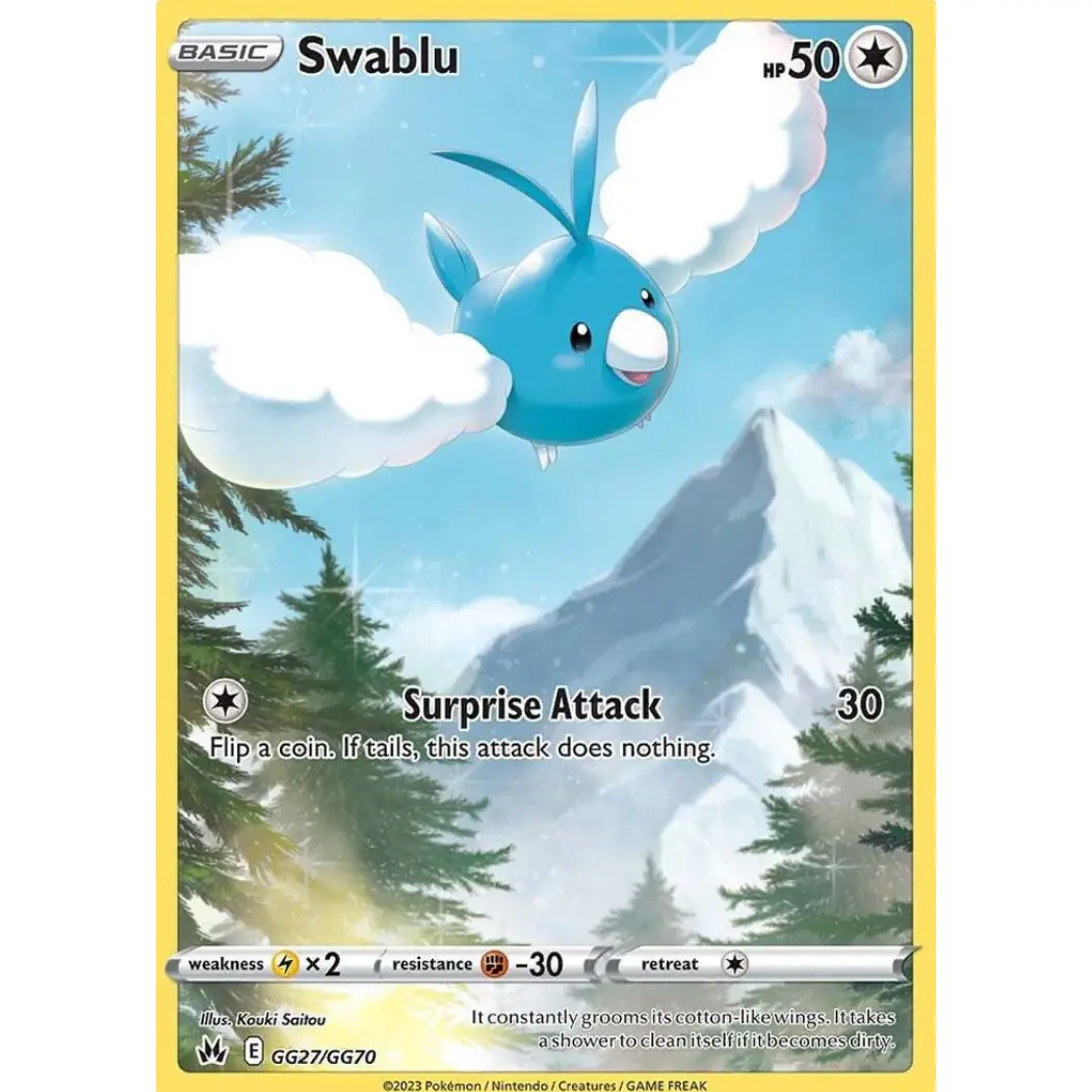 Swablu - SWSH: Crown Zenith: Galarian Gallery (CRZ:GG)