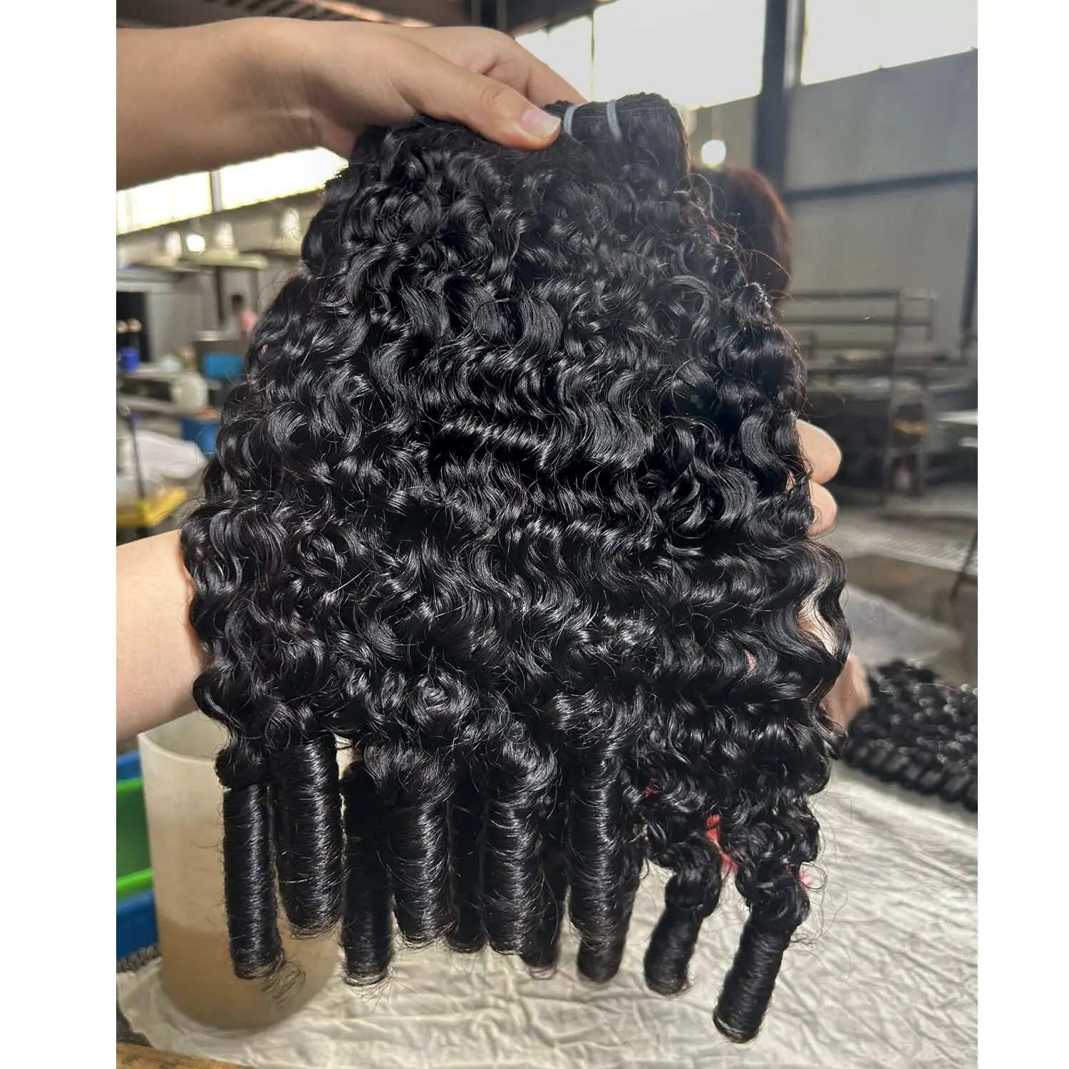 Burmese Curly with Spiral Ends