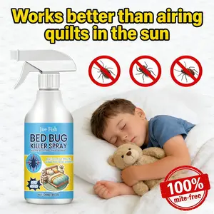 Bed Bug Killer Spray Kills on Contact & Eggs — Plant-Based, No-Rinse — Safe Around Kids & Pets (when used as directed) — Also for Fleas, Mites, Flies & Mosquitoes