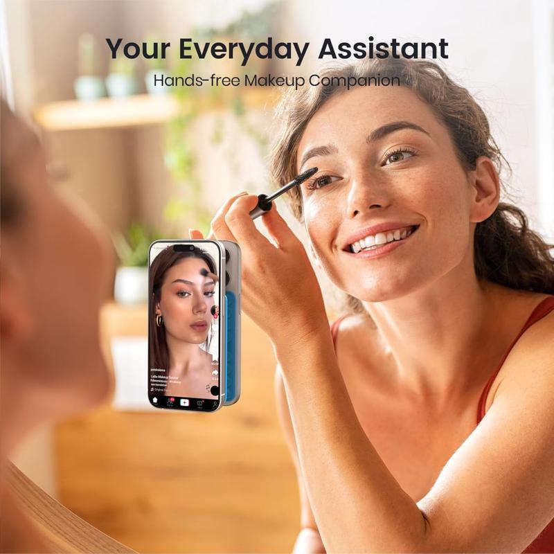 Yojaro Silicone Octo Cup Buddy Sticky Grip Holder for Cellphone Double-Sided Strong Adsorption Hands-Free Stand for Selfie Video Black Purple