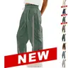 JovenPara Women's Track Pants Baggy Wide Leg Pants Contrast Color High Elastic Waisted Casual Loose Fit Trousers Drawstring Workout Track Pants with Pockets Bottom Womenswear