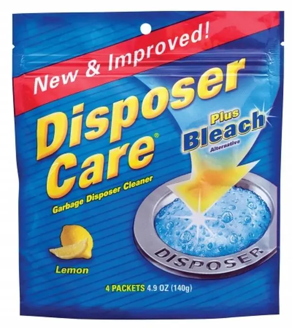212 MAIN DP06N-PB Garbage Disposal Cleaner Packet - Biodegradable Lemon-Scented Degreaser Scrubs, Household Cleaners for Kitchen Cleaning, Kitchen Drains & Household Appliances (Packet Form Cleaning Products)