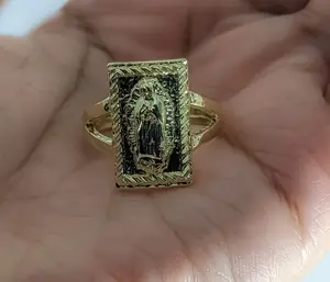 Plated Virgin Mary Ring