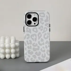 Stylish Leopard Film Case Suitable for IPhone 17 To 11 Models Case 11 12 13 14 15 16 17
