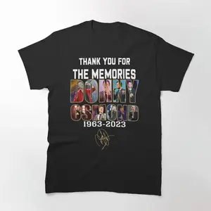 Thank You For The Memories Donny Osmond 1963  2023 T-Shirt - Tribute to the Iconic Singer and His Legendary Career, Perfect for Fans of Donny Osmond