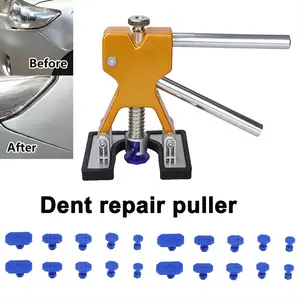 Car Dent Repair Tools Paintless Body Dent Repair Kit with Suction Puller Tabs for Minor Dent Removal and DIY Home Repairs