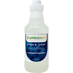 Heavy-Duty Stripper Residue & Grease Remover for Wood Concentrated Kitchen Degreaser & Stain Remover Prepares Surfaces for New Finishes - 1 Quart