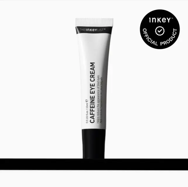 Caffeine Eye Cream - under-eye dark circles, puffiness, hydrating for fine lines and wrinkles - Lightweight
