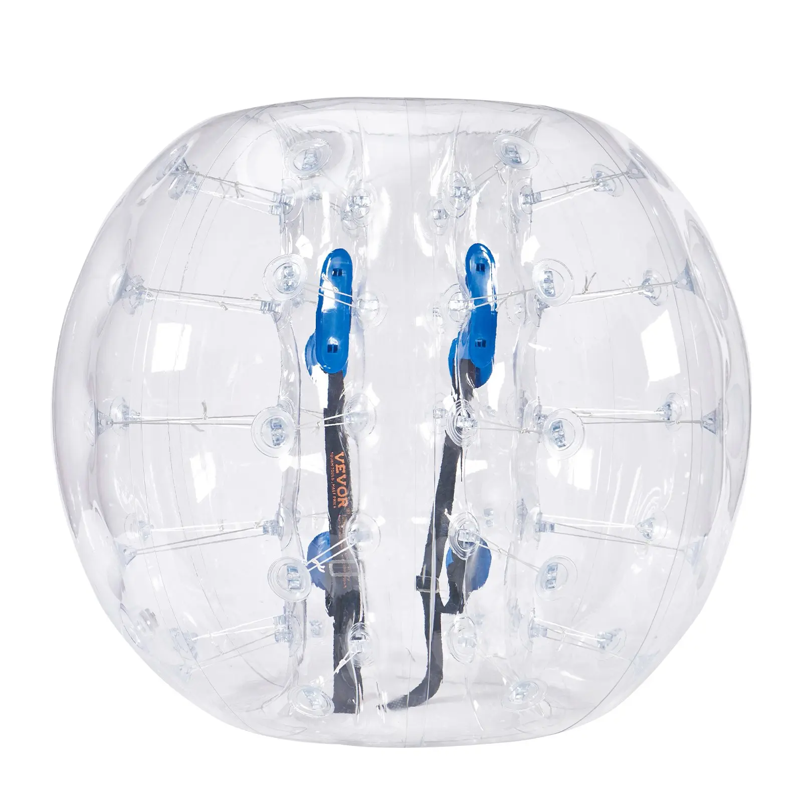 VEVOR Inflatable Bumper Ball 1-Pack, 4FT/1.2M Body Sumo Zorb Balls for Teen & Adult, 0.8mm Thick PVC Human Hamster Bubble Balls for Outdoor Team Gaming Play, Bumper Bopper Toys for Garden, Yard, Park Durable Adjustable Shoulder Straps