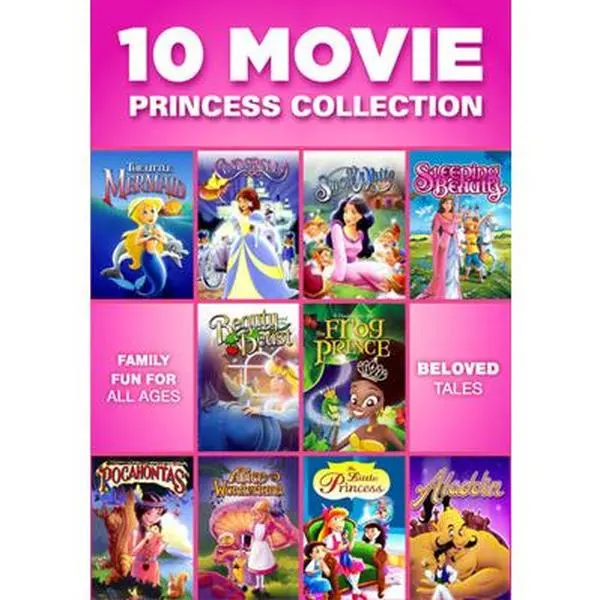 Used Good 10-Movie Princess Collection (English/Spanish, DVD), English Or Spanish