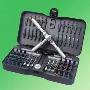 66-in-1 Ratchet Screwdriver Set, Precision Bits Screwdriver Set, Detachable T-handle Screwdriver Set, Multifunctional Hand Tool for Home, Furniture, Appliance & Electronics Repairs