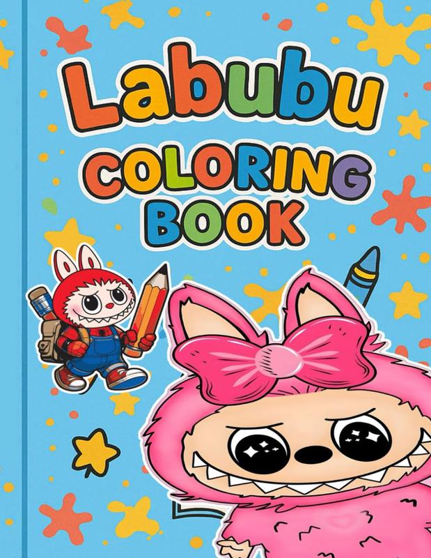 Labubu coloring book: A Coloring Journey with Your Favorite Monster Friend