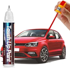 Red Touch Up Paint Pen for Cars, Car Paint Scratch Repair, 2-In-1 Car Touch Up Paint Fill Paint Pen, Quick & Easy Solution to Repair Minor Automotive Scratches 0.8 fl oz