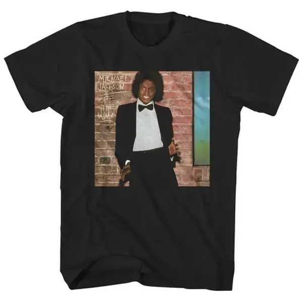 Michael Jackson Off The Wall Mens T Shirt Music Classic Band Tee New Black