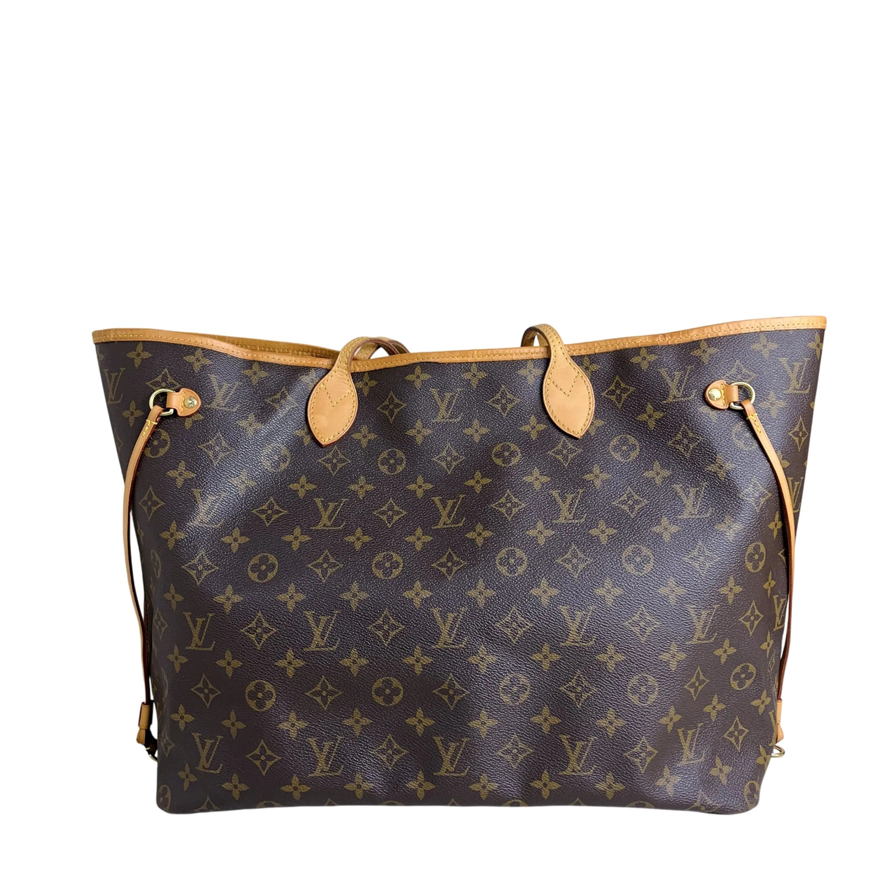 Pre-owned Louis Vuitton Canvas tote bags Neverfull GM Monogram Tote Bag with Beige Interior