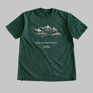 Gildan Men's and Women T-shirt, National Geographic keep moving forward graphic tee, Animal tee, Y2k Unisex Graphic Tees 9U6