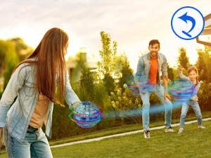 Flying Orb Ball Toy,Cosmic Globe Boomerang Hover Ball Galactic Fidget Spinner, Hand Drone Orbit, Cool Toys Gift for 6 7 8 9 10+ Year Old Boys Girls Teens Outdoor Toys(Blue)