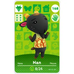Nan - Villager NFC Card for Animal Crossing New Horizons Amiibo