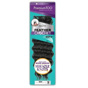 Sensationnel Premium Too Feather Crochet Braids - DEEP 14/18" - Human Hair Blend