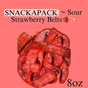 SnackAPack | Strawberry Beltz . sour, snack, candy