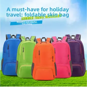 Lightweight Outdoor Foldable Travel Backpack, Water Resistant Sports Storage Bag, Portable Packable Backpack Outdoor Daypack