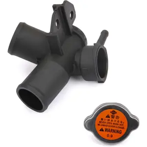 Upper Coolant Radiator Filler Neck Water Outlet kit compatible with 2007-2013 Nissan Altima 2.5L Replace 21501-9HA0A