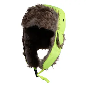 Neon Faux Fur Lining Trooper Hat